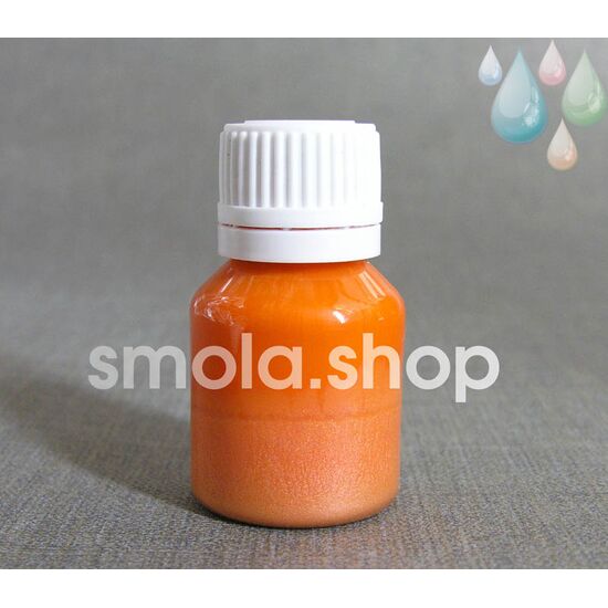 Перламутровый краситель Эпоксикон ПП-409 Оранжевый персиковый закат (90 г) для эпоксидной смолы, Масса: 90 г