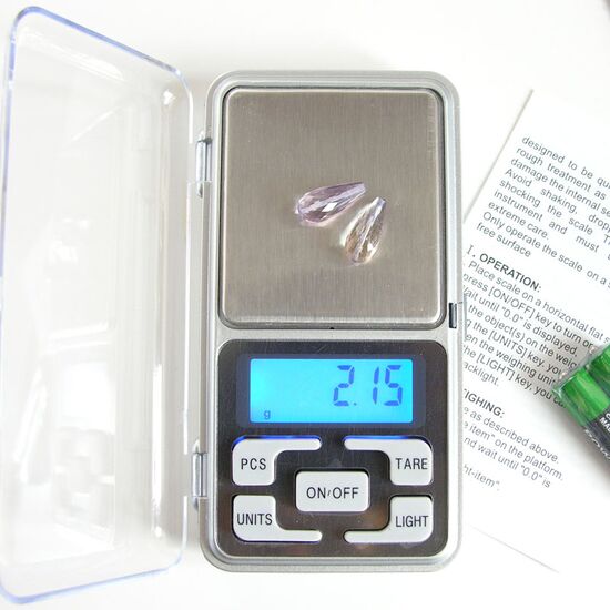Весы электронные Pocket Scale MH, Предел взвешивания: 200 г