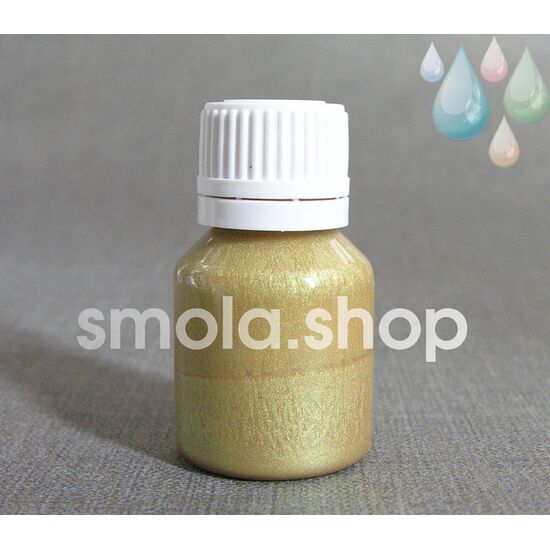 Перламутровый краситель Эпоксикон ПП-513 Зелёное золото (90 г) для эпоксидной смолы, Масса: 90 г