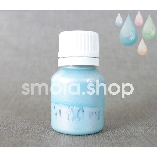 Перламутровый краситель Эпоксикон ПП-958 Голубой с красным отблеском (15 г) для эпоксидной смолы, Масса: 15 г, изображение 2